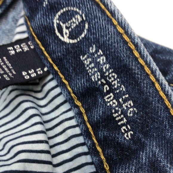 LIKE NEW LANDS END HIGH-RISE STRAIGHT JEANS 8/29x30 ⭐️ - Picture 4 of 12